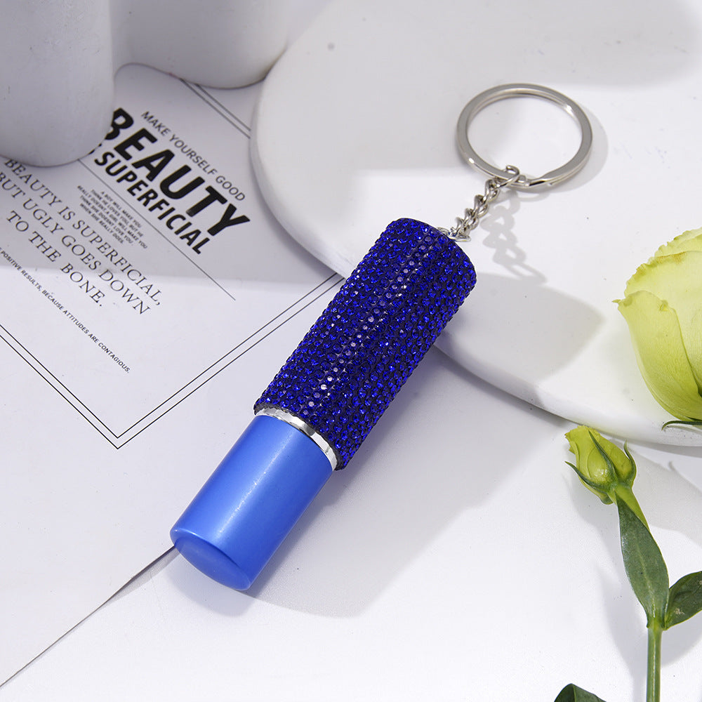 Wholesale Mini 5ml Rhinestone Perfume Bottle Portable Multifunctional Keychain